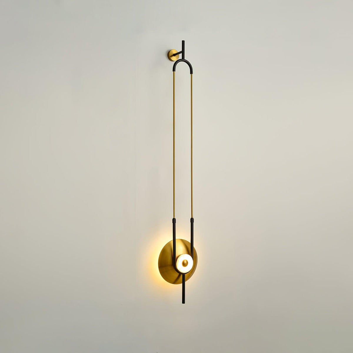 Ivory modern Minimalistisch ring Marmer Wandlamp