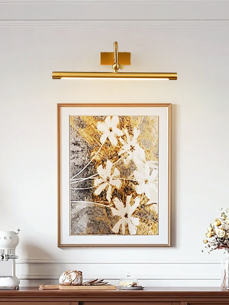 Virauaria wandlamp met goudkleurige afwerking