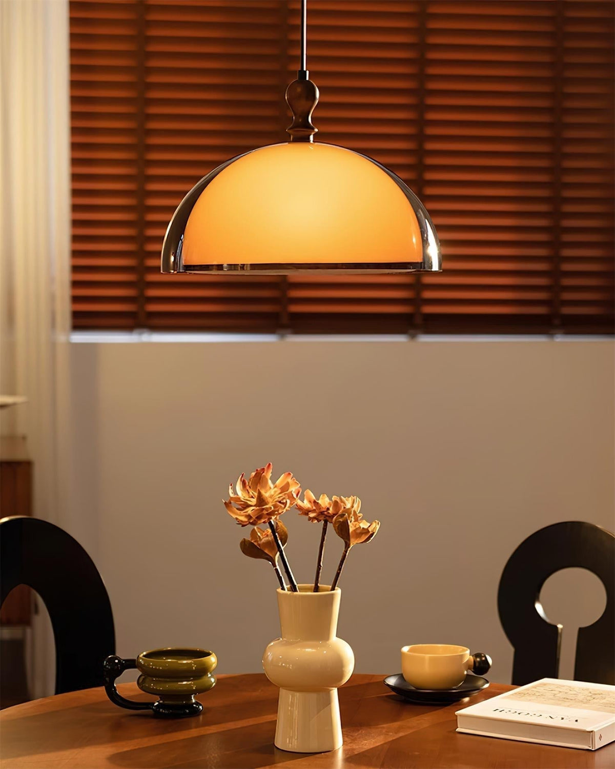 Daro Amber koepelvormige hanglamp