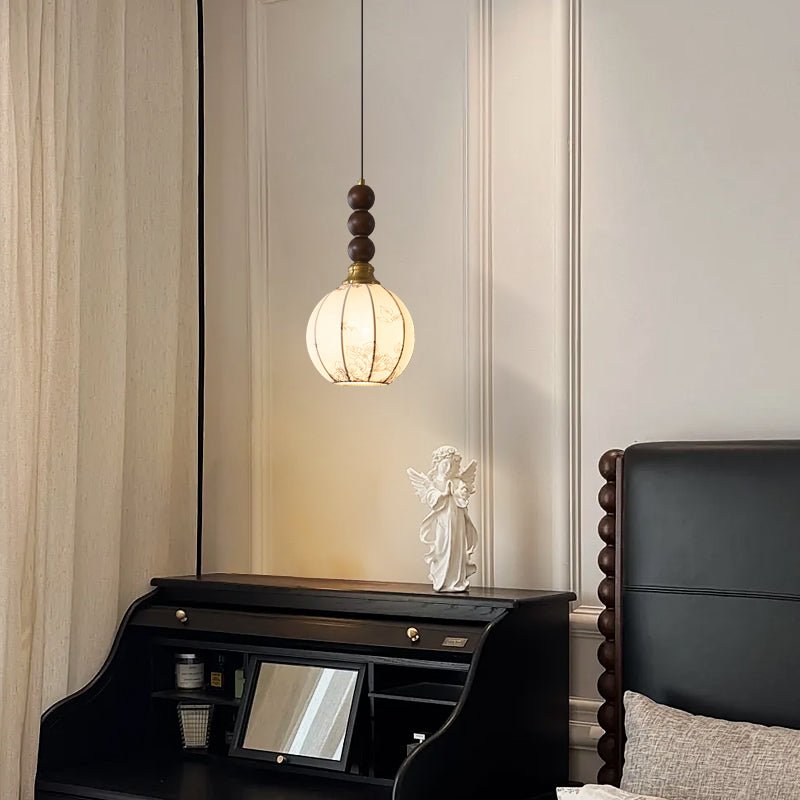 Avshaara Traditionele Elegantie Vintage Stoffen Hout hanglamp