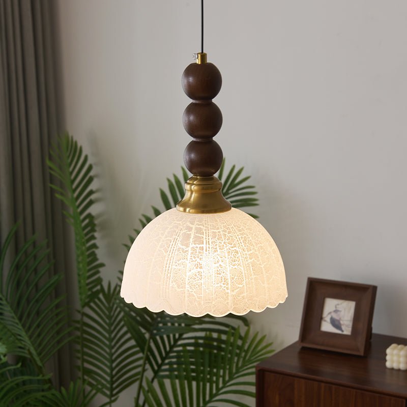 Avshaara Traditionele Elegantie Vintage Stoffen Hout hanglamp