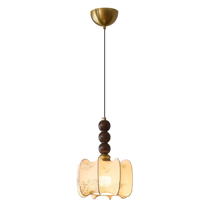 Avshaara Traditionele Elegantie Vintage Stoffen Hout hanglamp