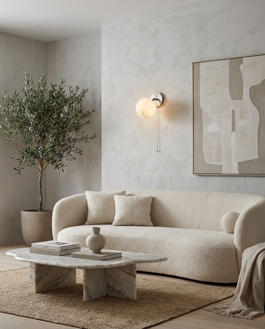 Grafthill Albasten wandlamp