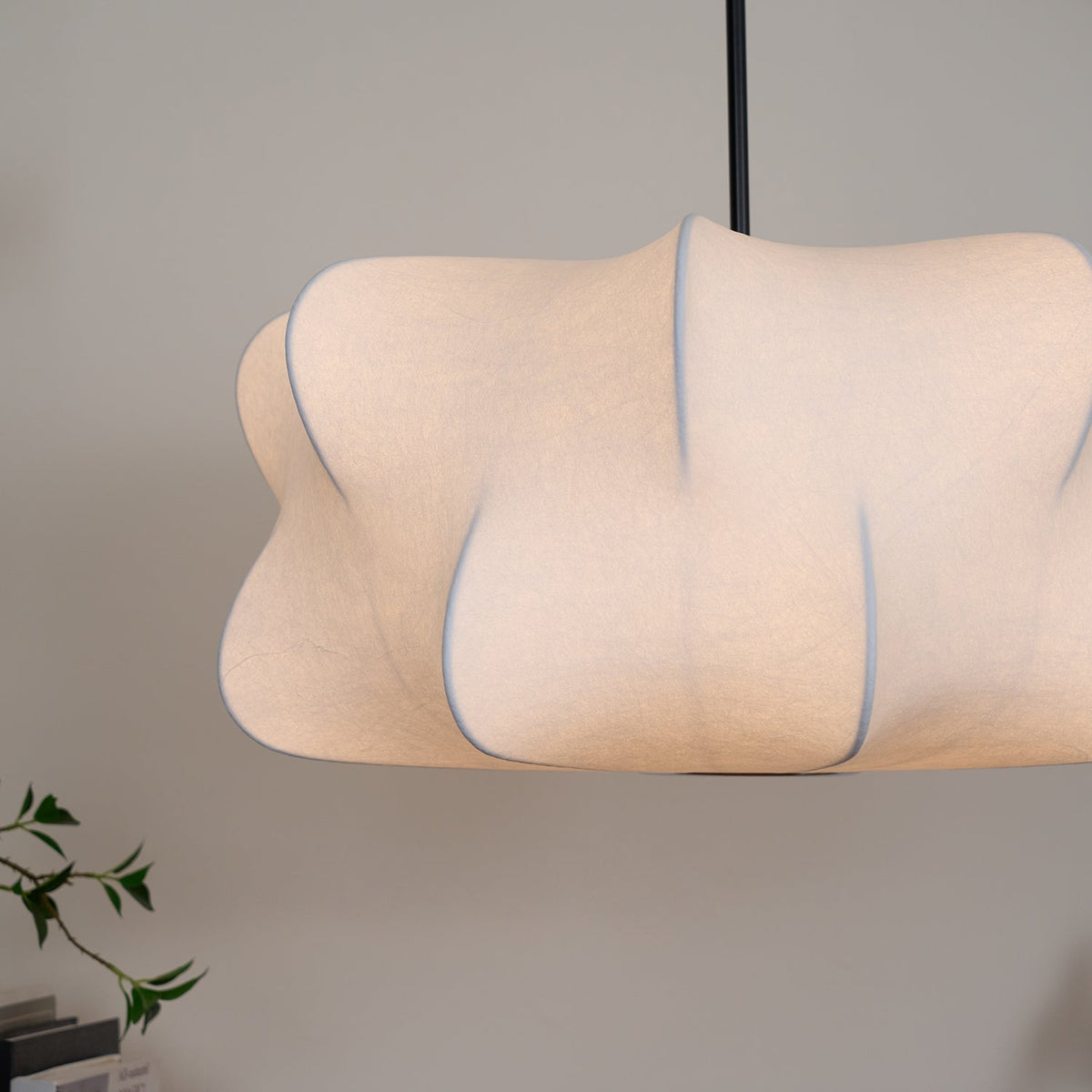 Luxe moderne hanglamp van zijde