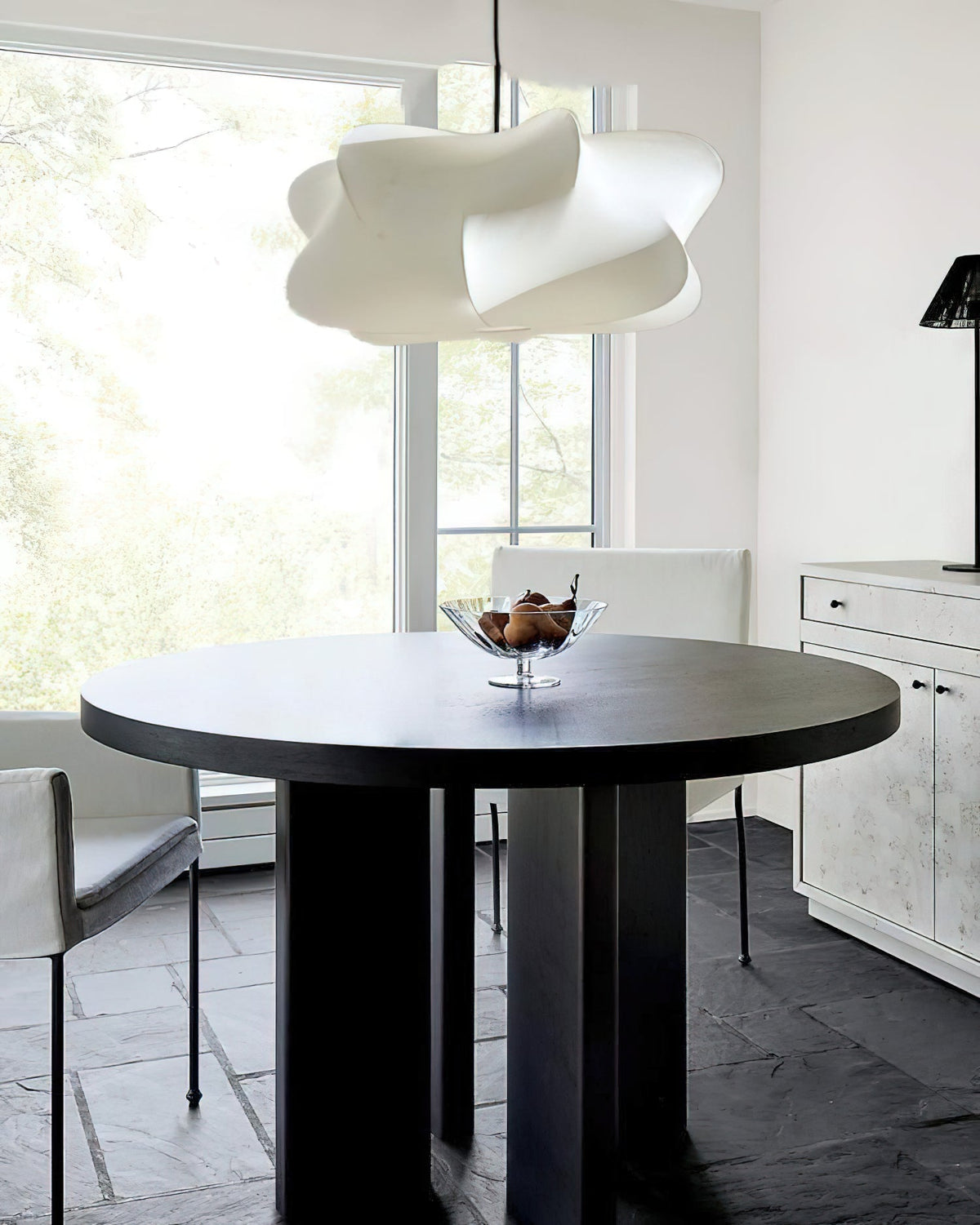 Bibi hanglamp met decoratieve zijden kap