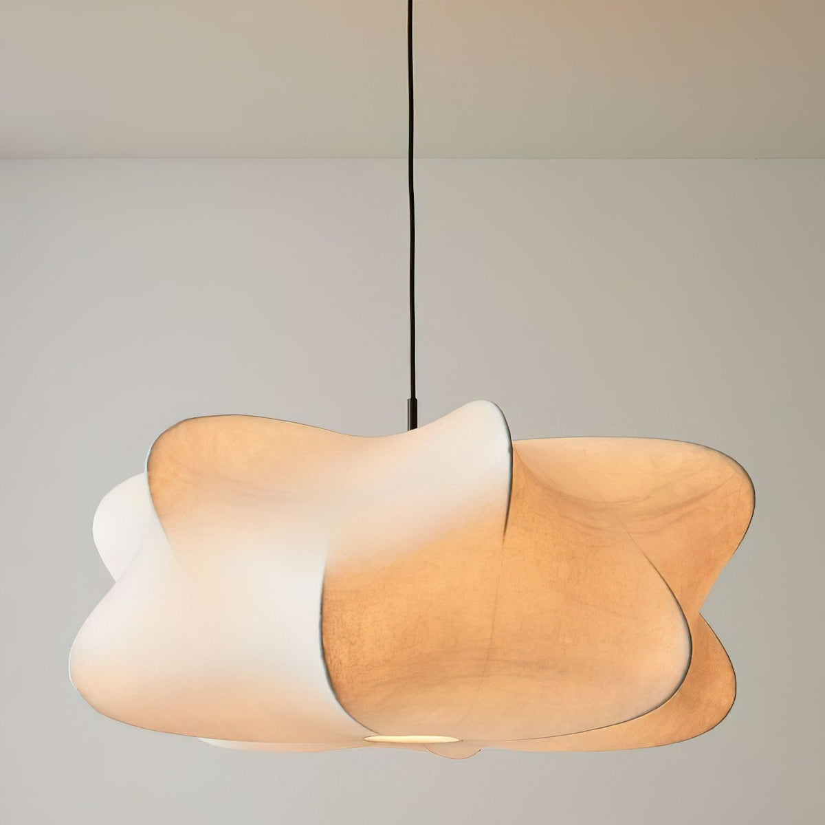 Luxe moderne hanglamp van zijde