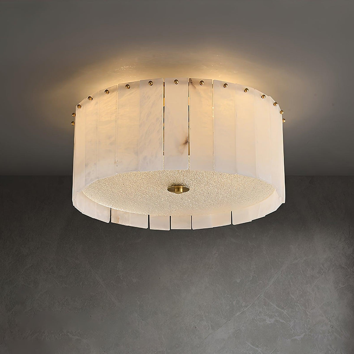 Elde albasten plafondlamp