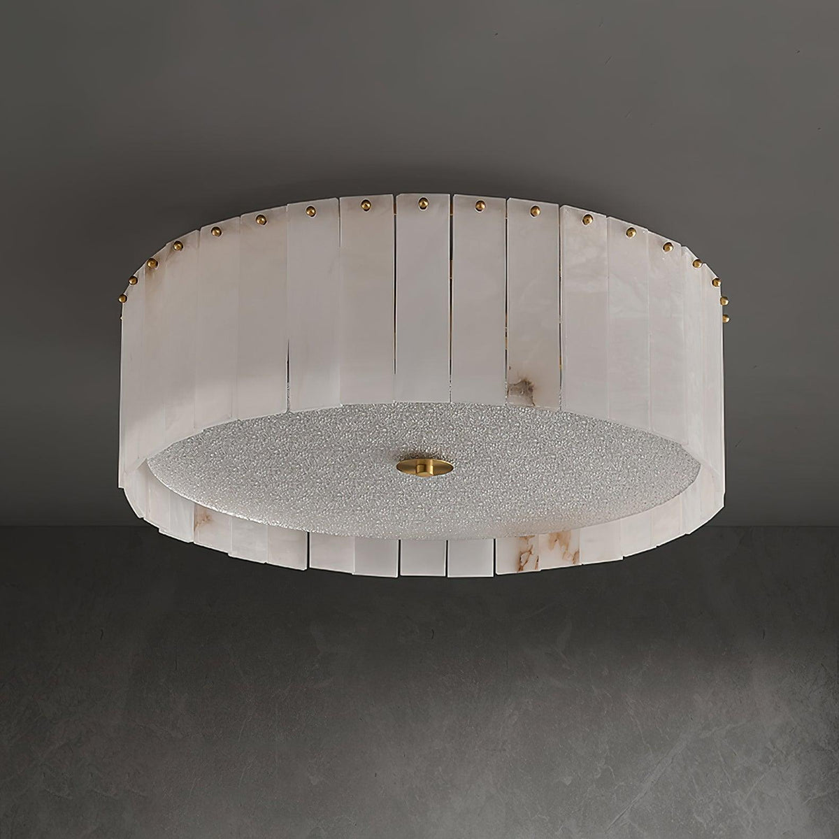 Elde albasten plafondlamp