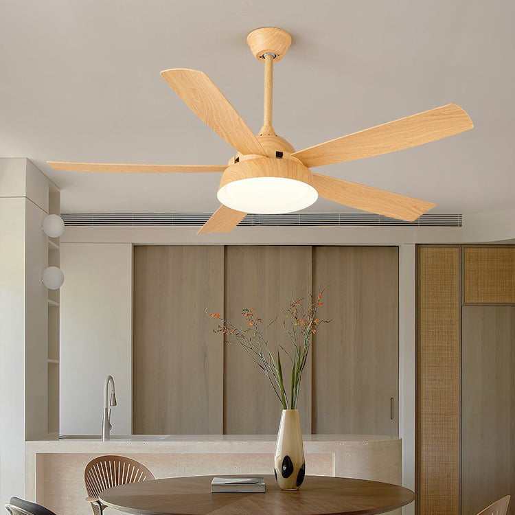 Orvino Hout Plafondventilator met lamp