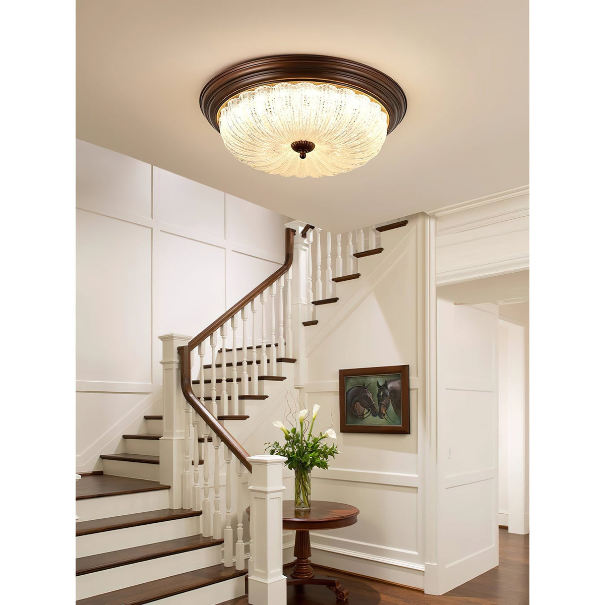 Liorireon glazen plafondlamp