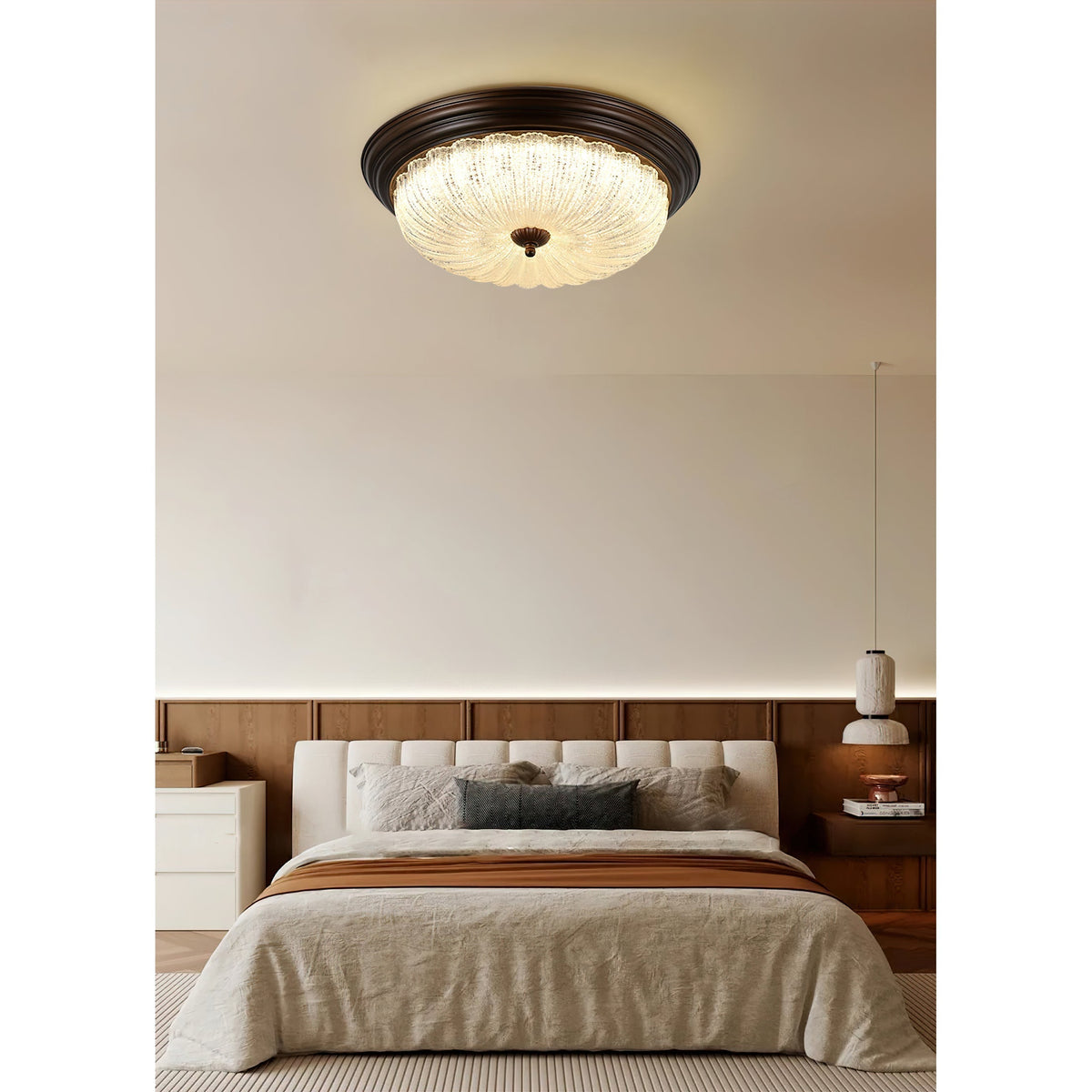 Liorireon glazen plafondlamp