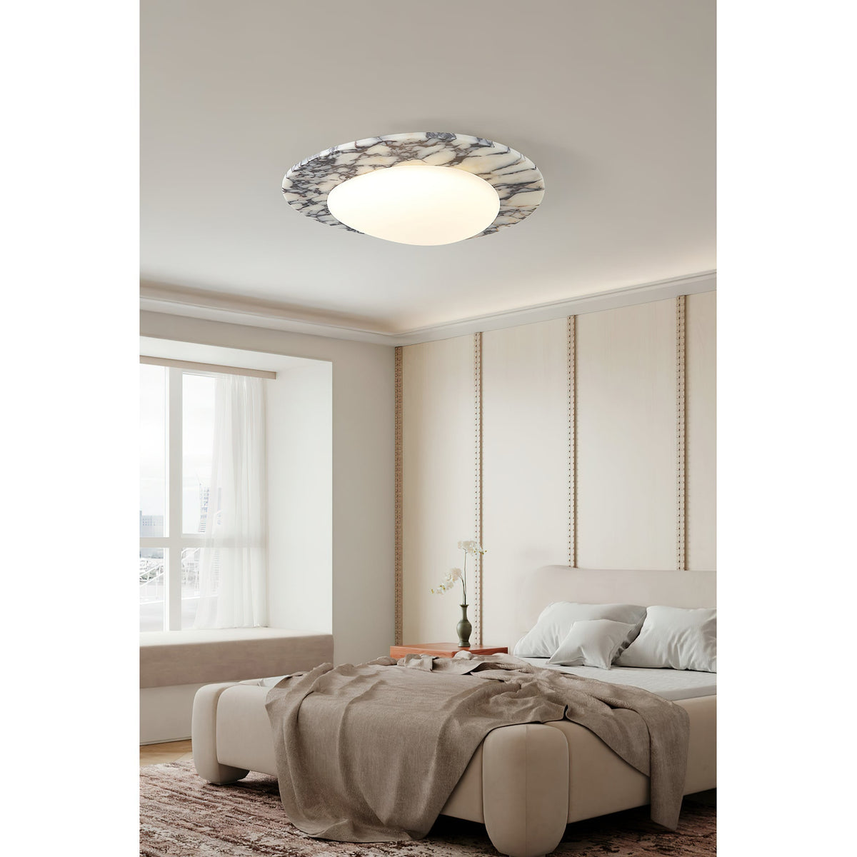 Marbled plafondlamp