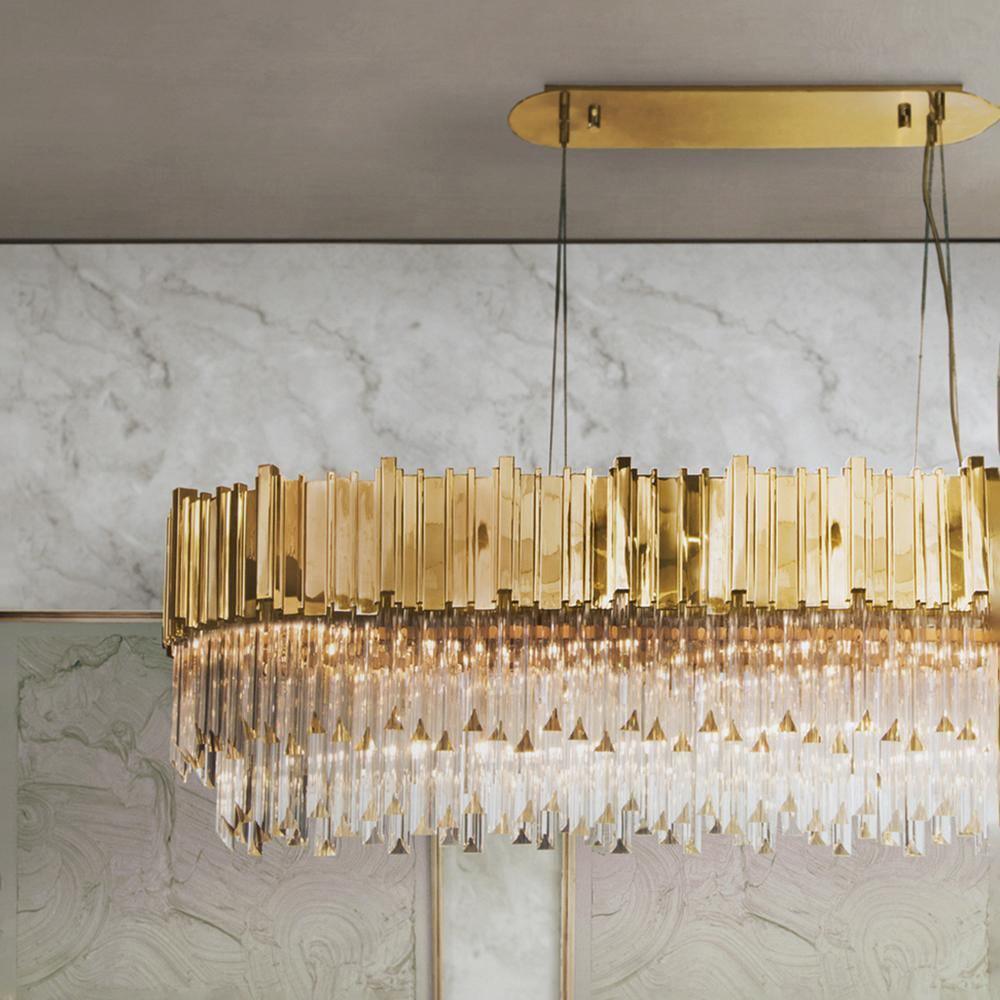 Avenu Kroonluchter Goud Kristal Gouden