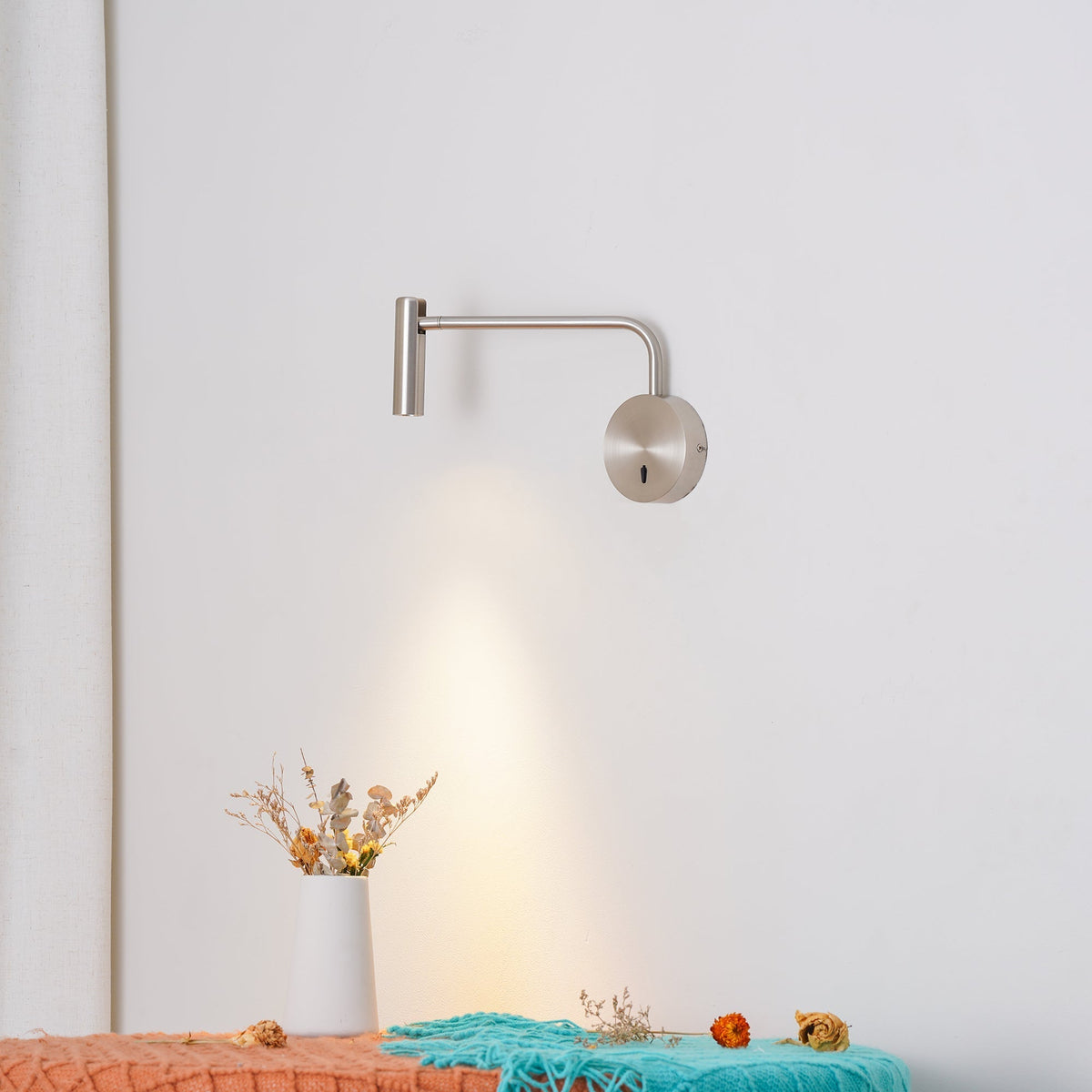 Kiroxen Minimalistische wandlamp met LED-schijf