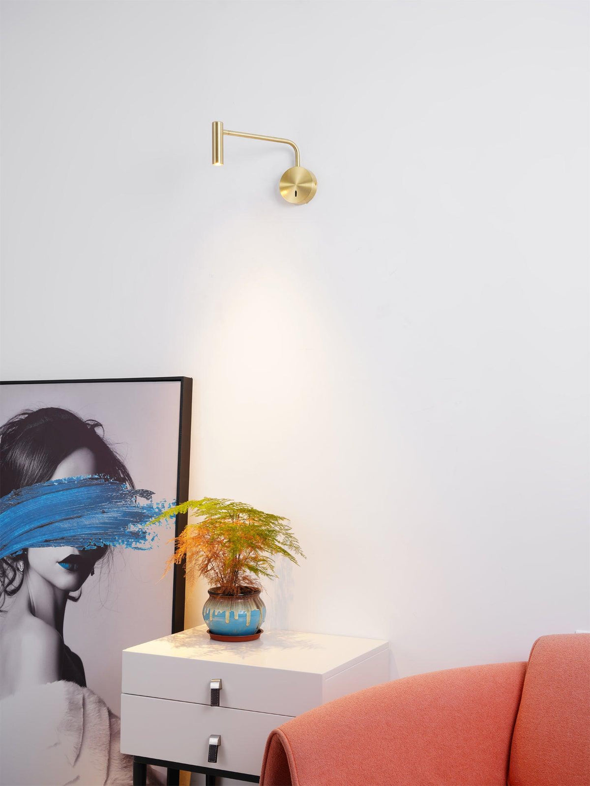 Kiroxen Minimalistische wandlamp met LED-schijf