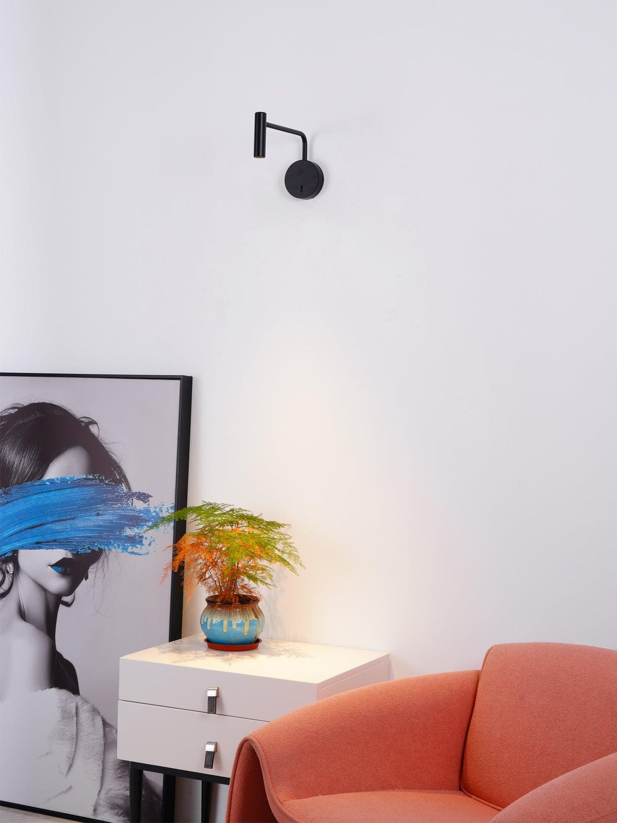 Kiroxen Minimalistische wandlamp met LED-schijf