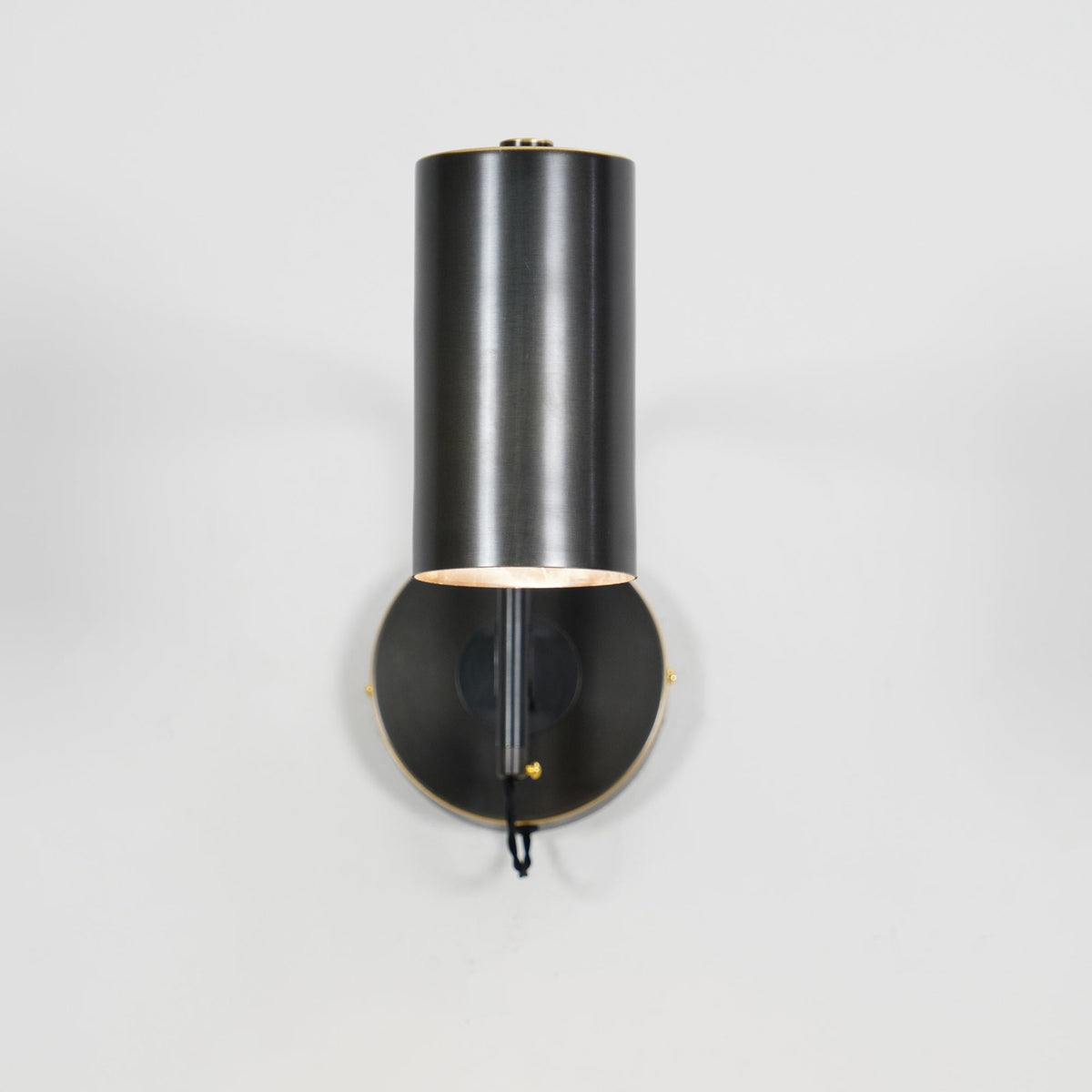 Merton wandlamp van staal in industriële stijl