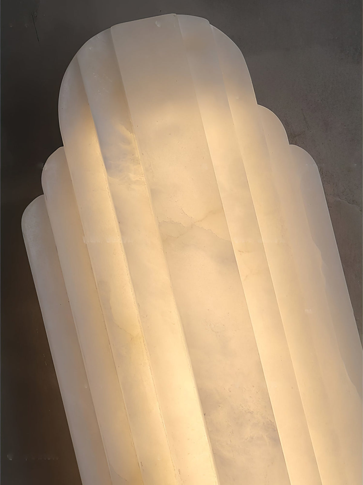 Avenanina Art Deco albasten wandlamp