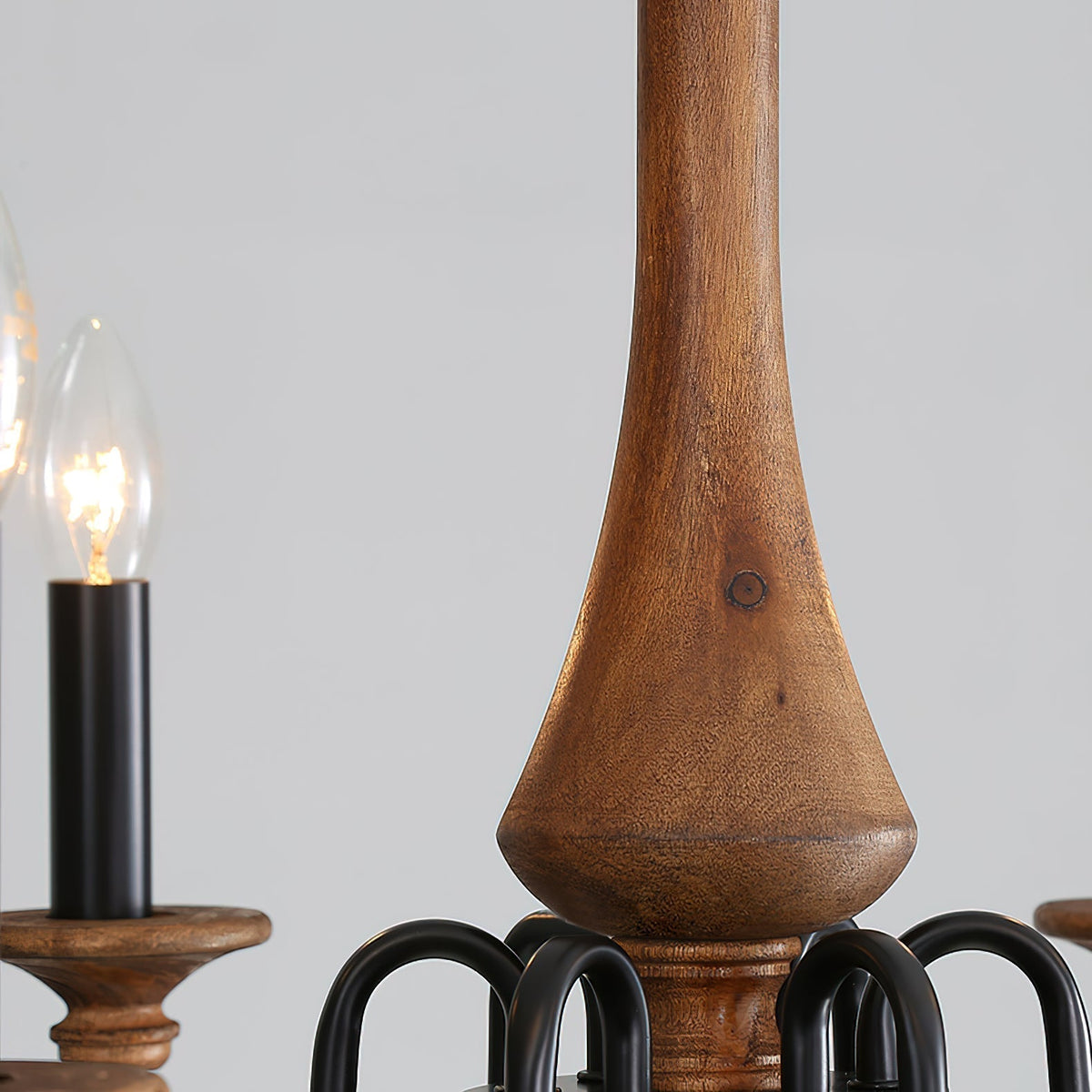 Barnwood kroonluchter