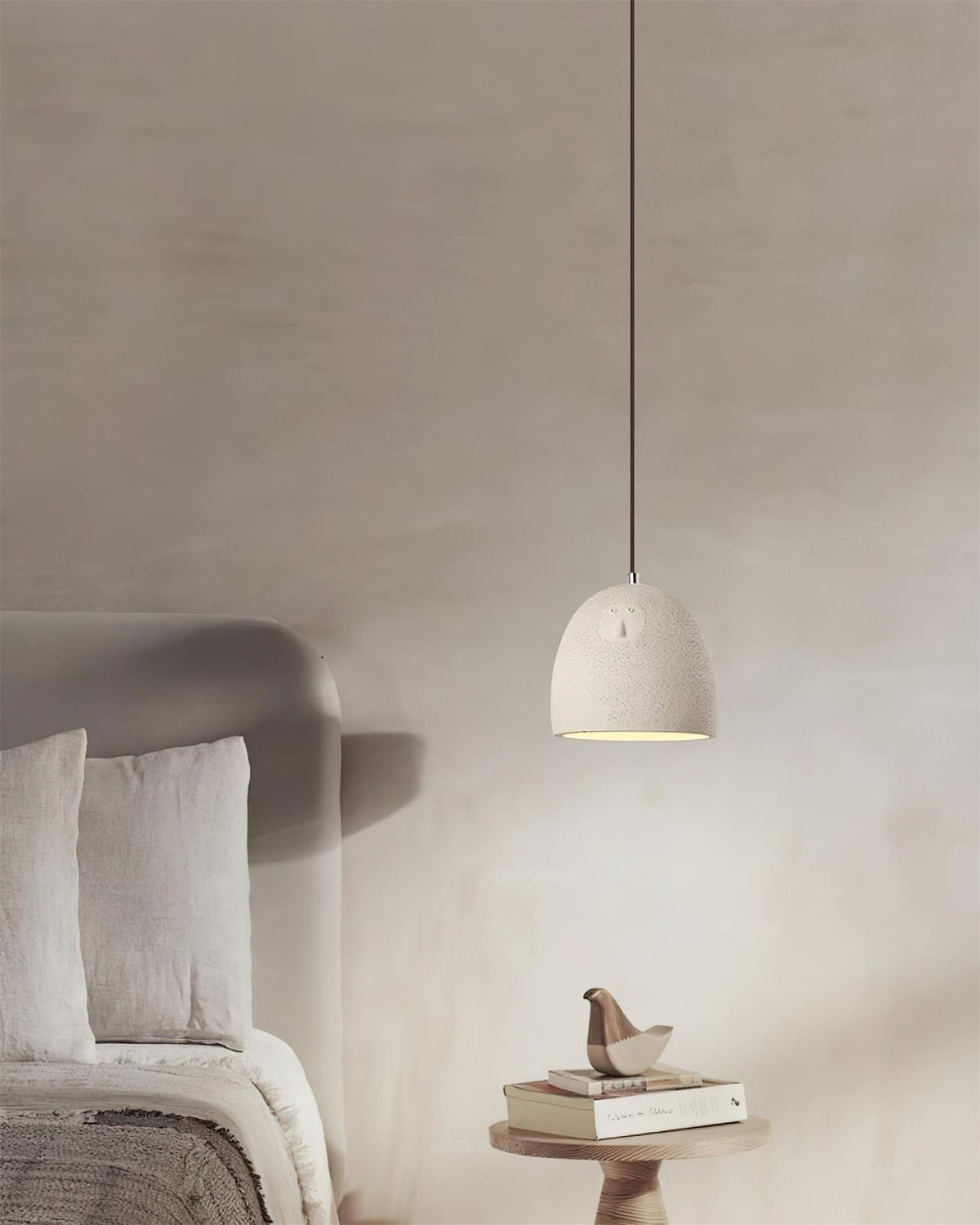 Caleaya hanglamp grijs cement modern woonkamer | Cielum