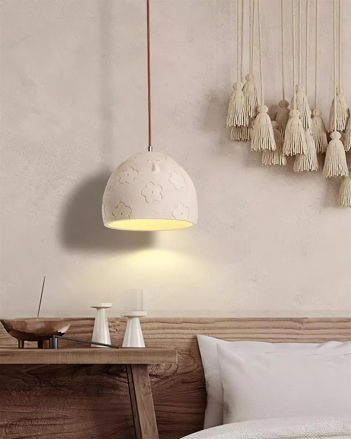Caleaya hanglamp grijs cement modern woonkamer | Cielum