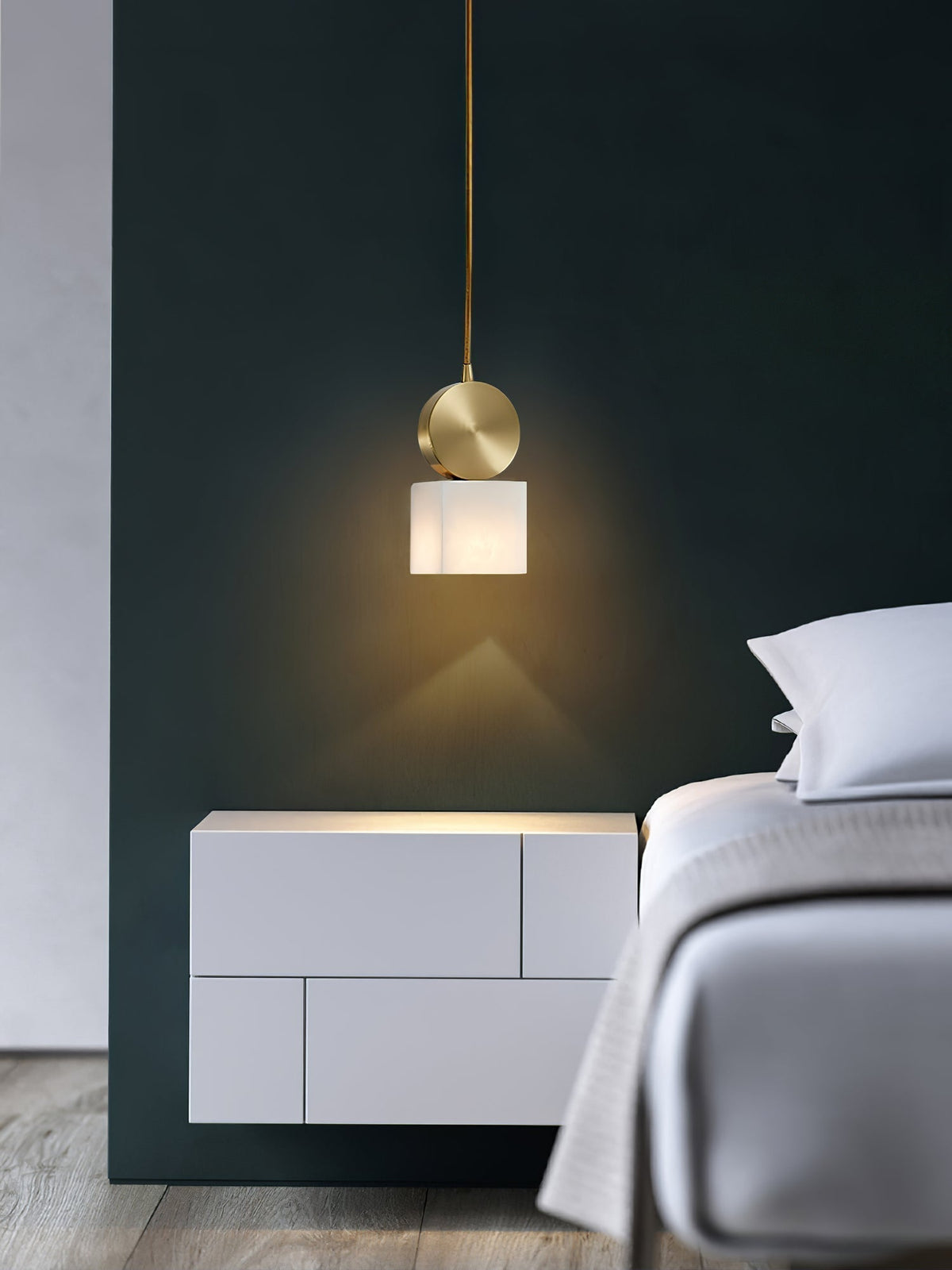 Salen hanglamp Albast & messing
