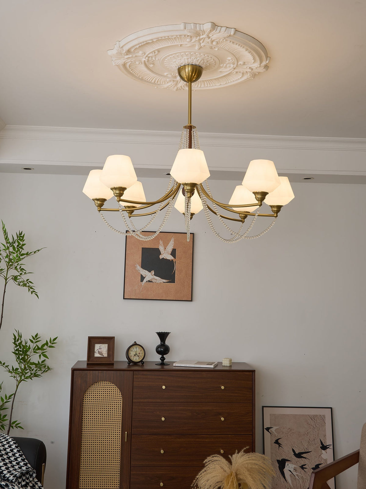 Othaus Traditionele Elegantie Vintage Hout Kroonluchter