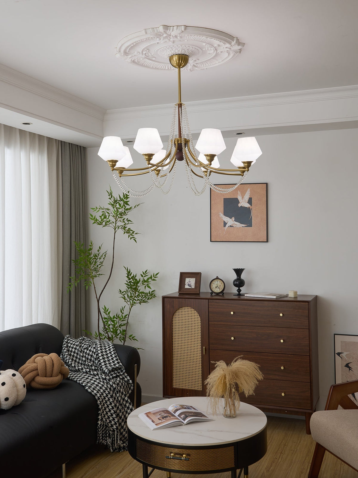 Othaus Traditionele Elegantie Vintage Hout Kroonluchter