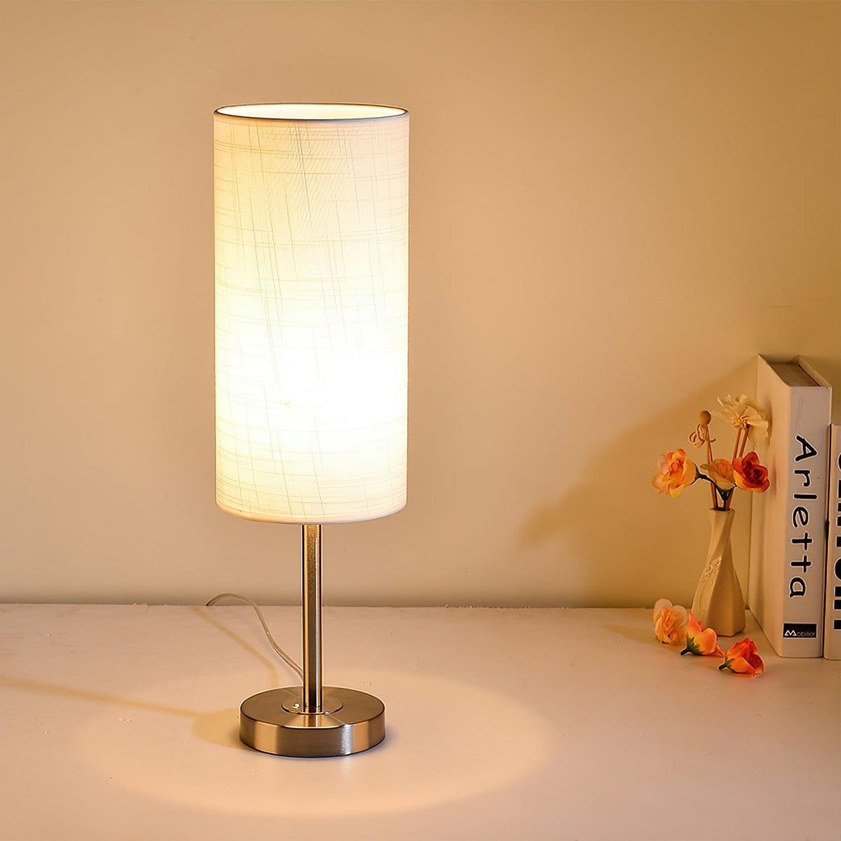 Brirel Katoenen Minimalistische tafellamp
