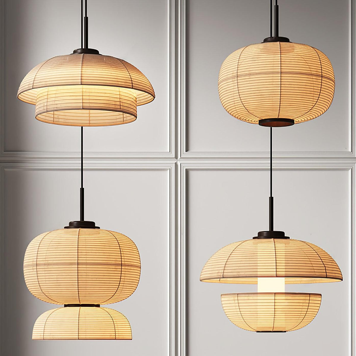 Zelvin stoffen artistieke hanglamp
