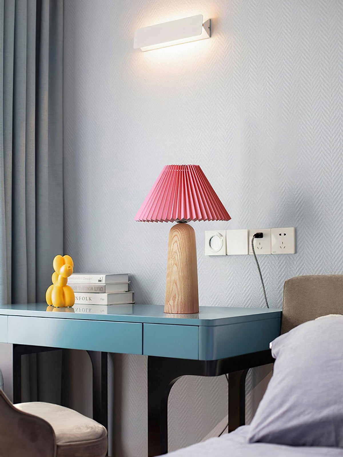 Sylineria Minimalistische houten tafellamp