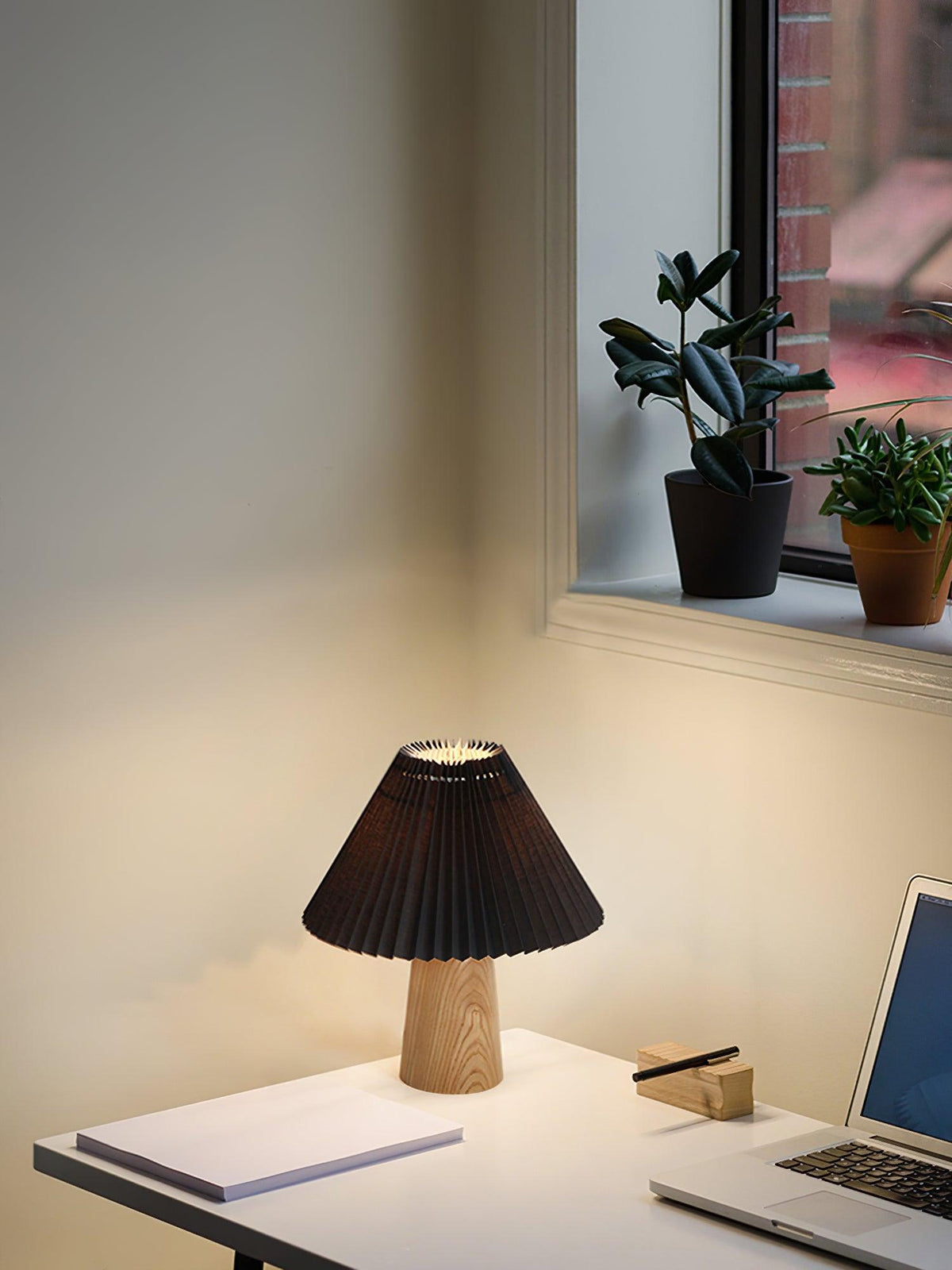 Sylineria Minimalistische houten tafellamp