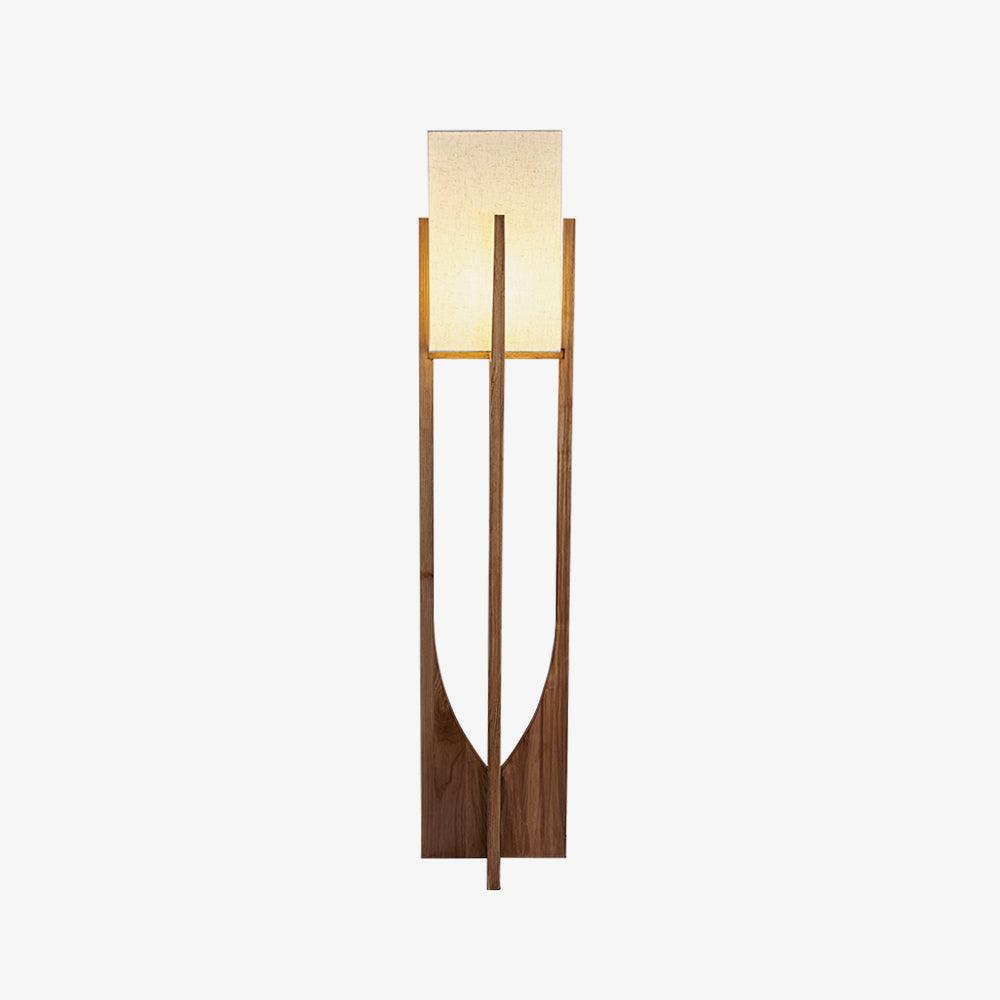 Syleia vloerlamp van hout modern