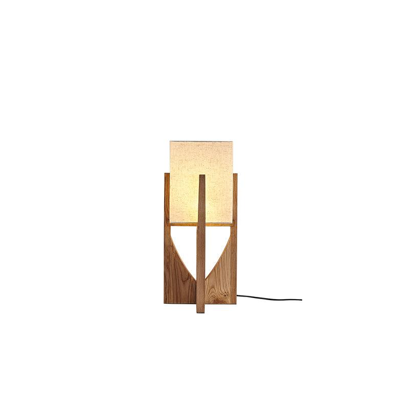 Syleia vloerlamp van hout modern