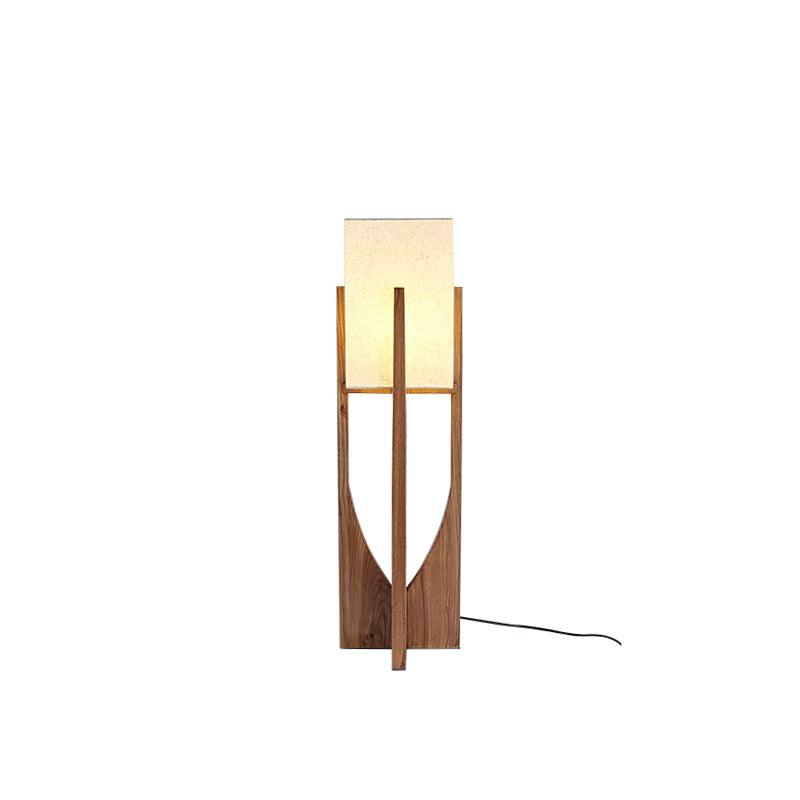 Syleia vloerlamp van hout modern