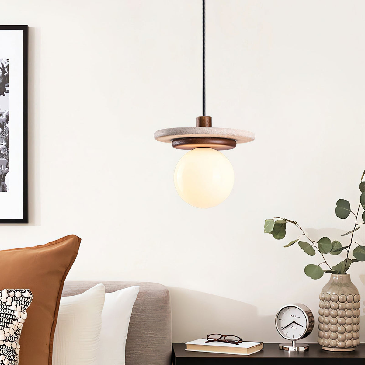 Farren travertin hanglamp