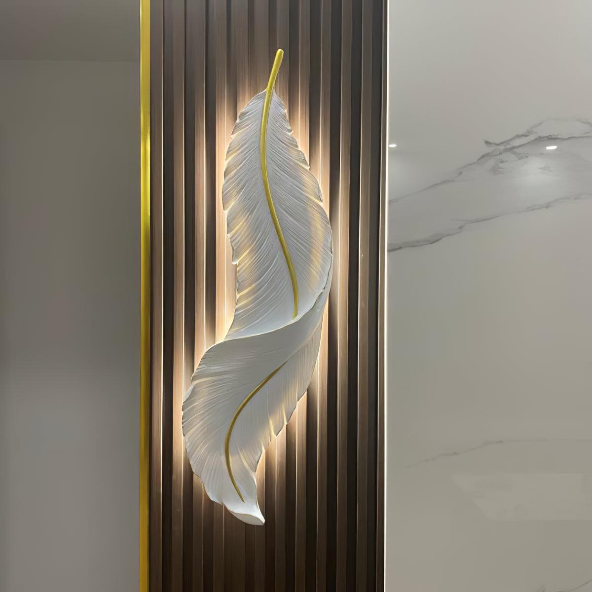 Arvess Individual Creativity Feather hars wandlamp