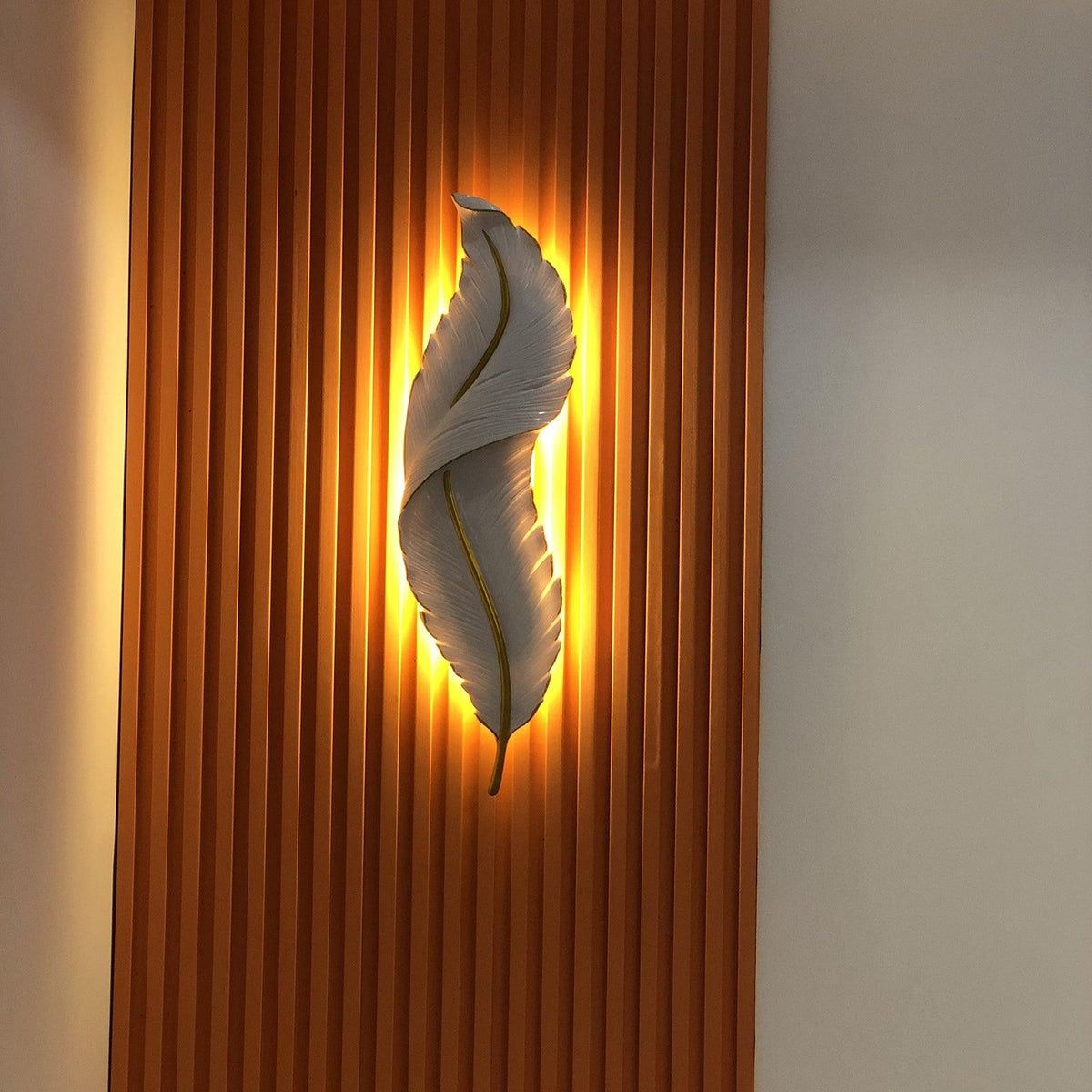 Arvess Individual Creativity Feather hars wandlamp
