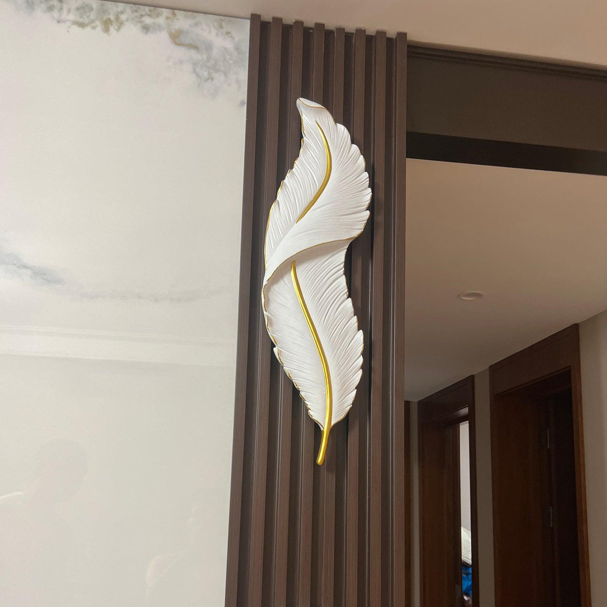 Arvess Individual Creativity Feather hars wandlamp