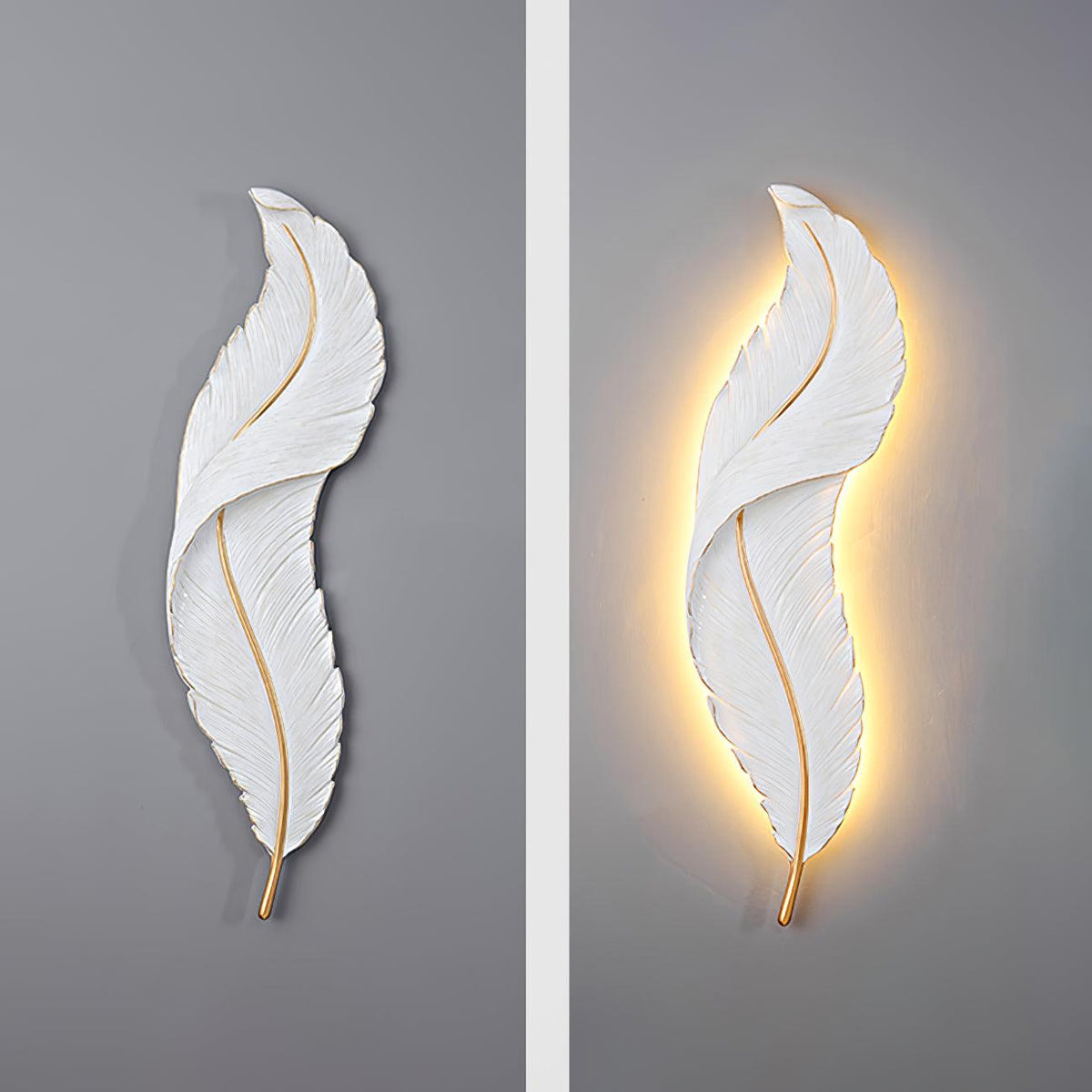 Arvess Individual Creativity Feather hars wandlamp