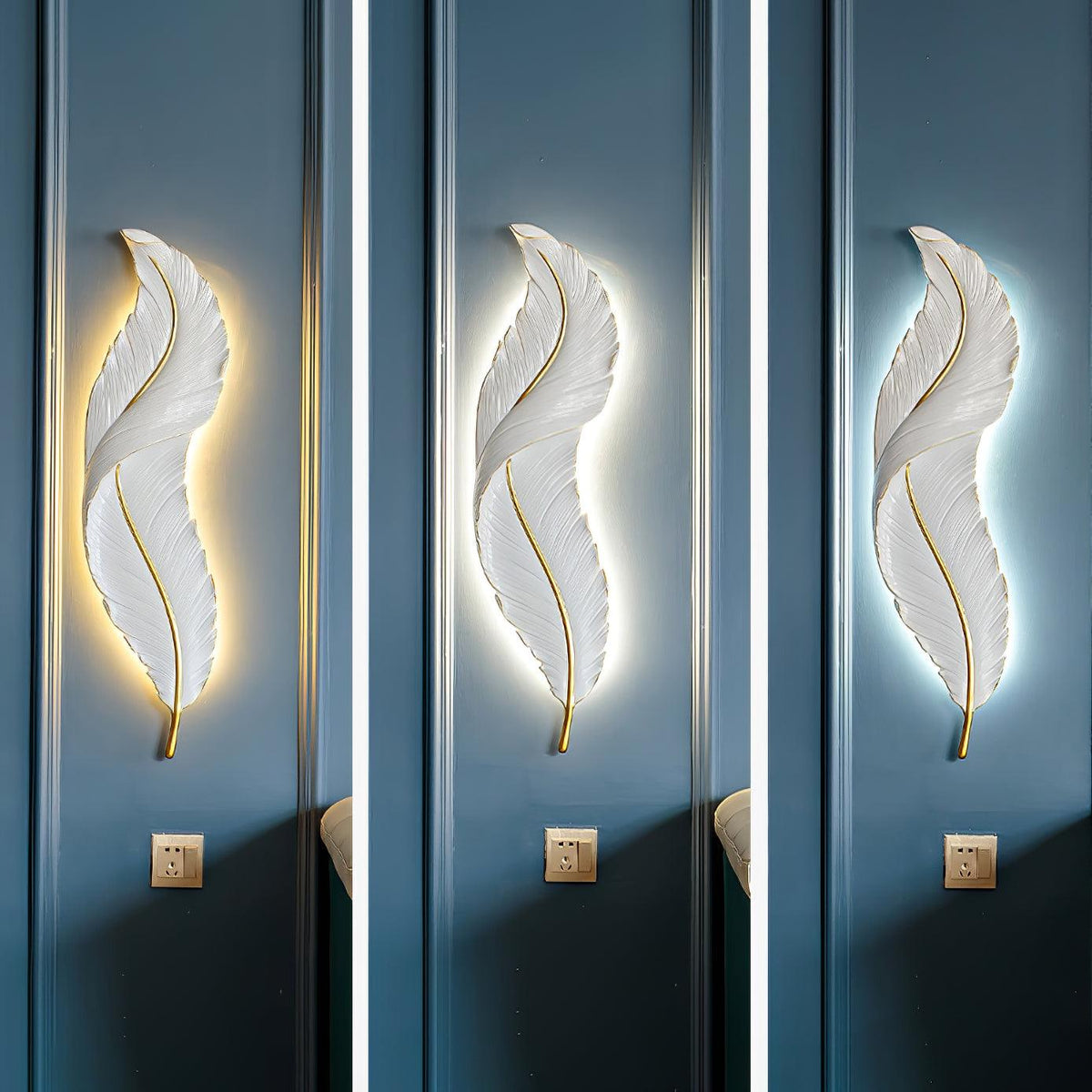 Arvess Individual Creativity Feather hars wandlamp