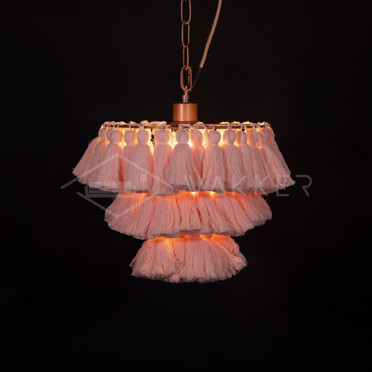 Arixo Kroonluchter Roze Bohemian Chic