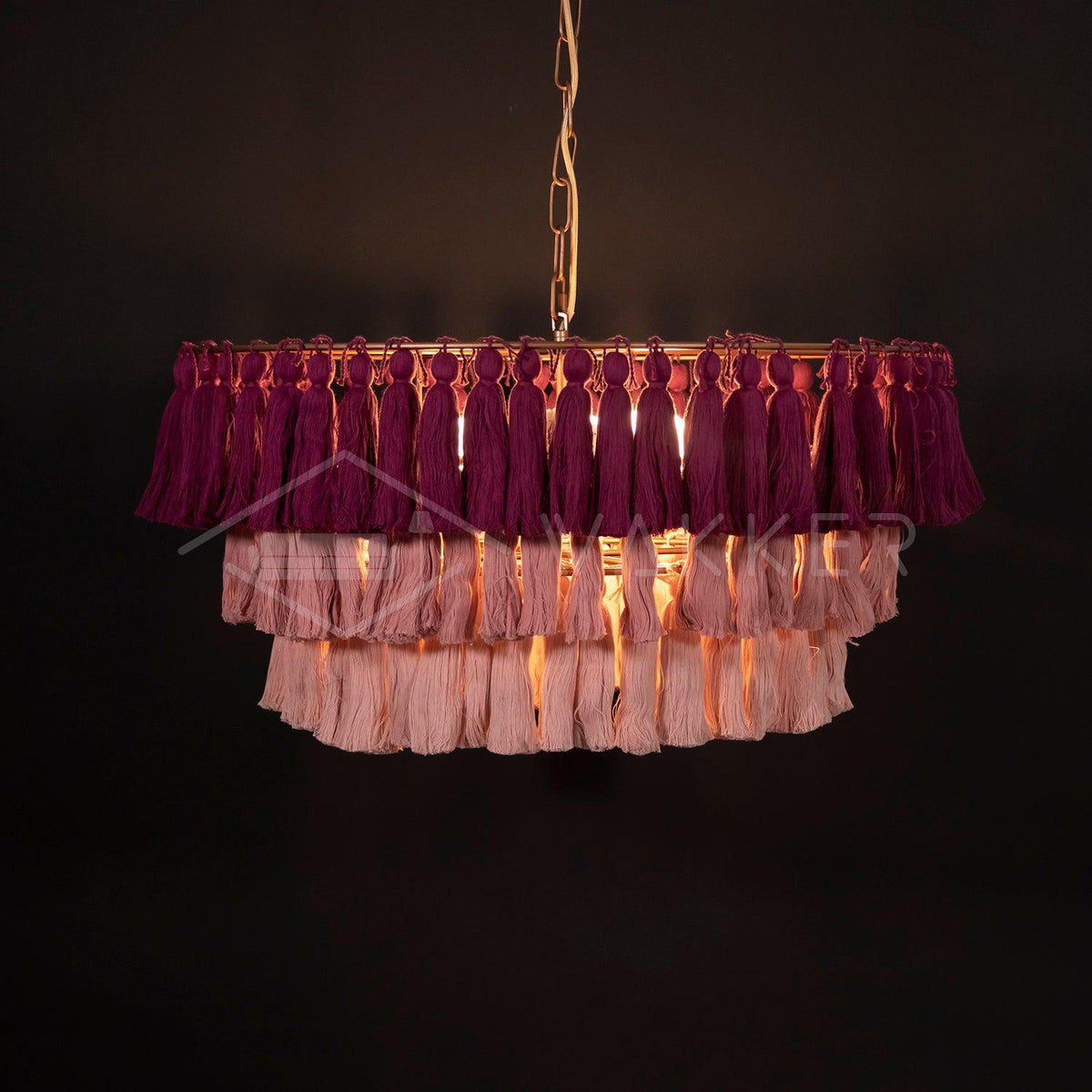 Arixo Kroonluchter Roze Bohemian Chic