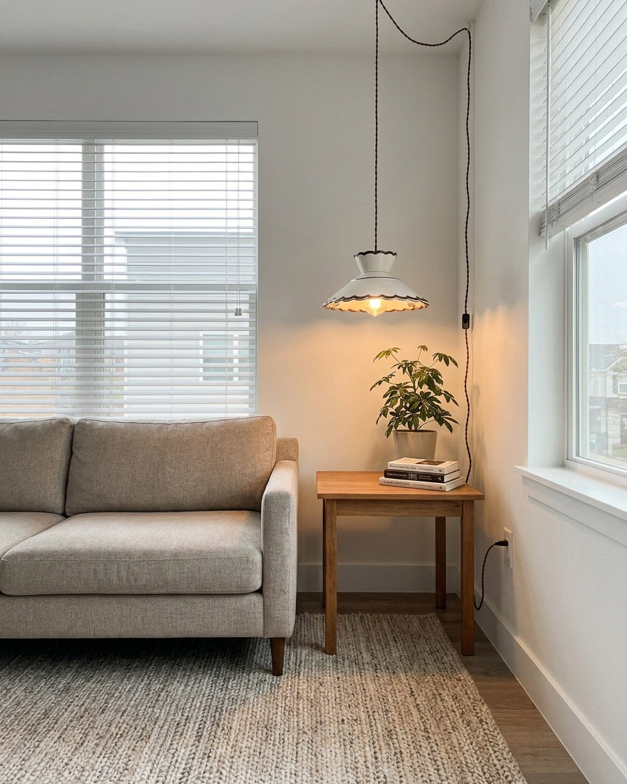Odeline stekker-in hanglamp met stekker