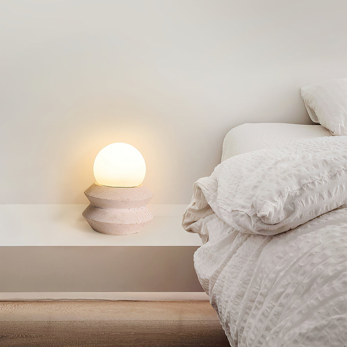 Renaette tafellamp (met ingebouwde batterij)