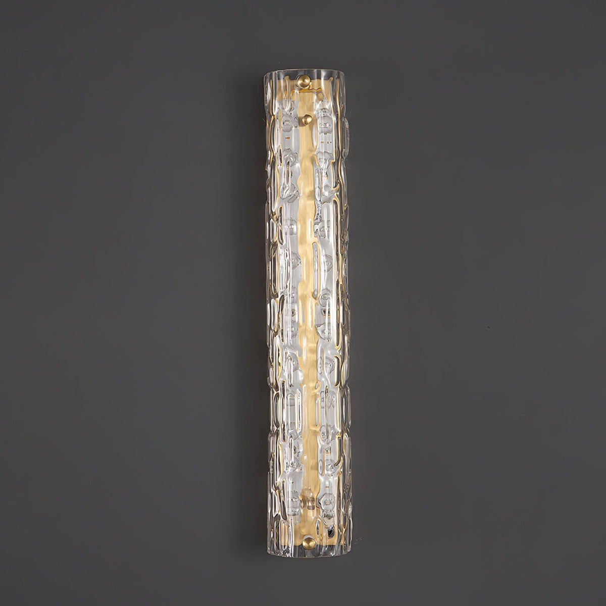 Bexley messing glas glamoureus wandlamp