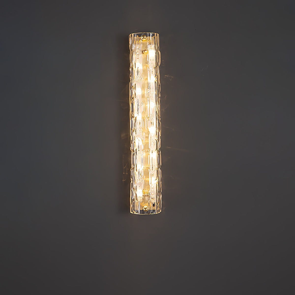 Bexley messing glas glamoureus wandlamp