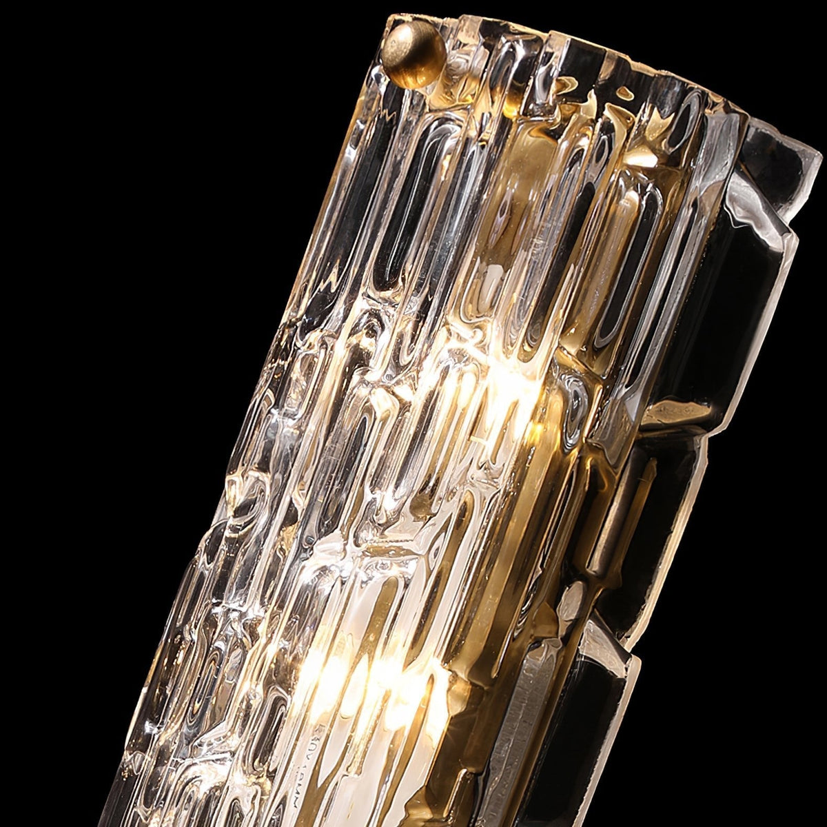 Bexley messing glas glamoureus wandlamp