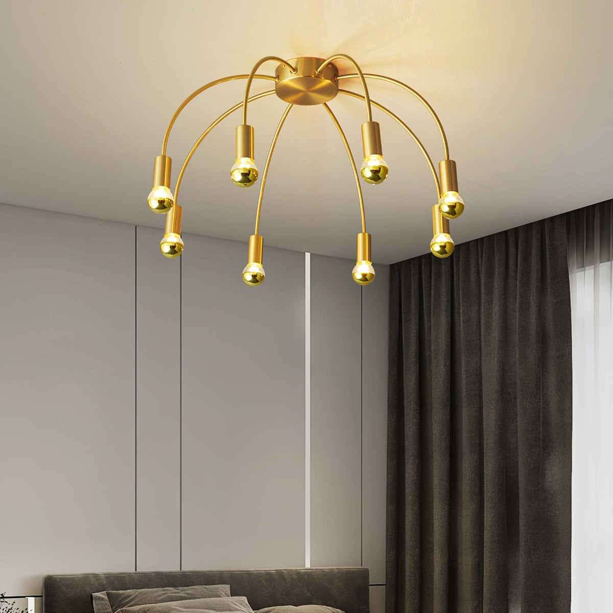 Sage luxe glas plafondlamp