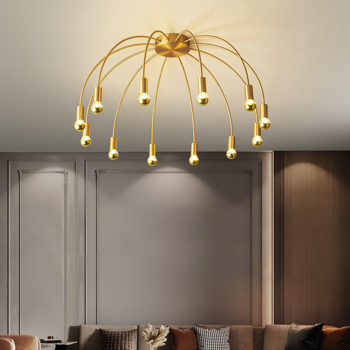 Sage luxe glas plafondlamp